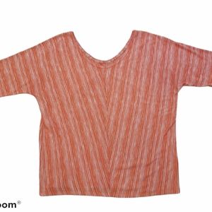 LOFT coral top